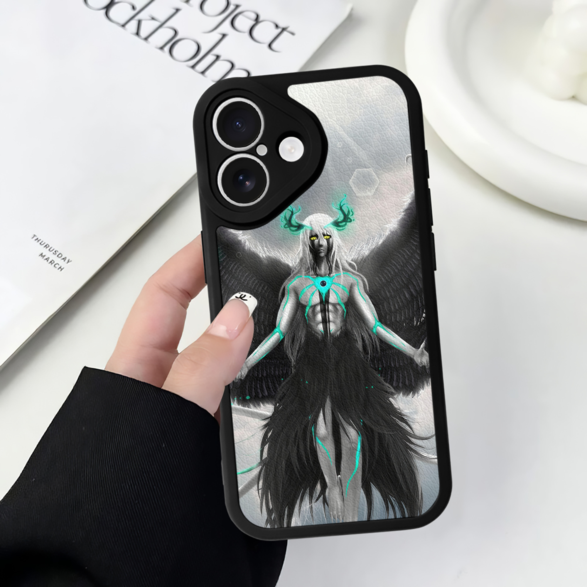 （画像用） ブリーチ BLEACH 【iPhone 16シリーズ対応】シリコンスマホケース（レザー調） 材質：シリコン